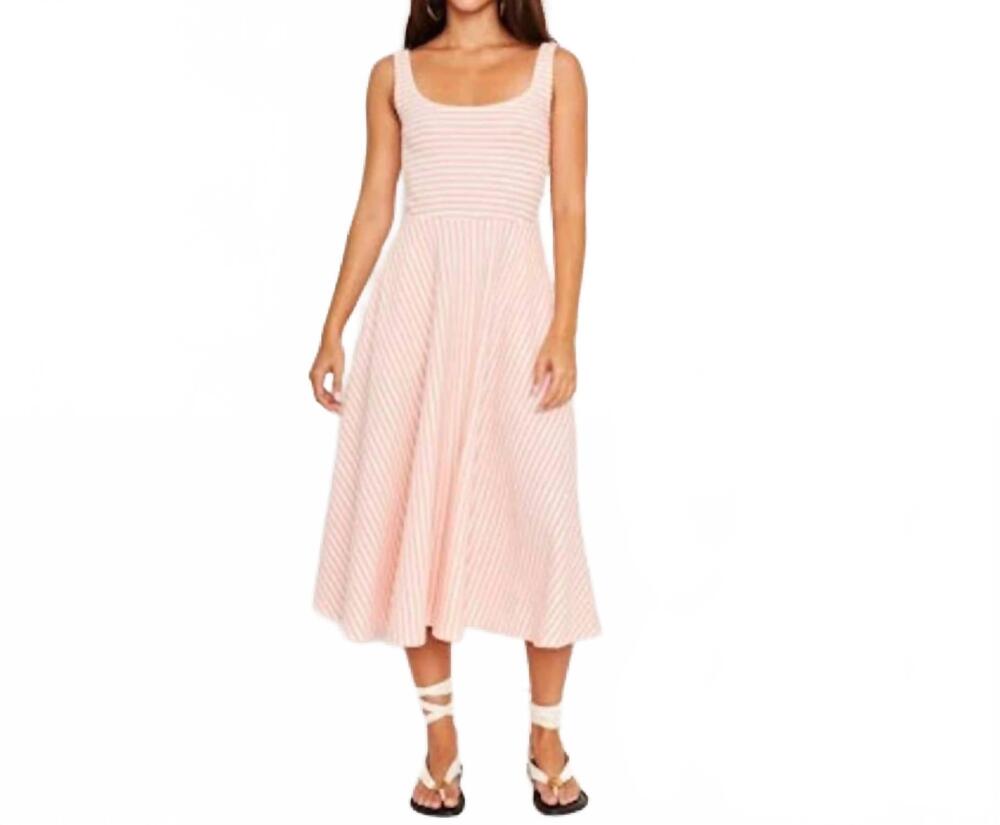 NEW DRA LOS ANGELES audrey midi dress in pink